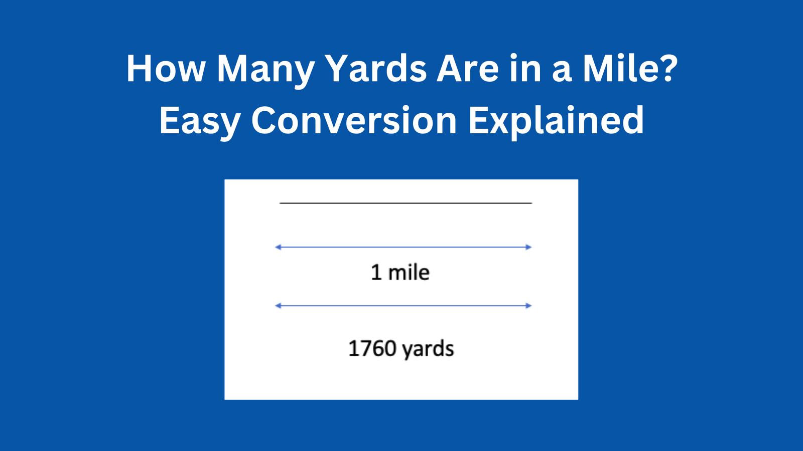 How Many Yards Are in a Mile? Easy Conversion Explained